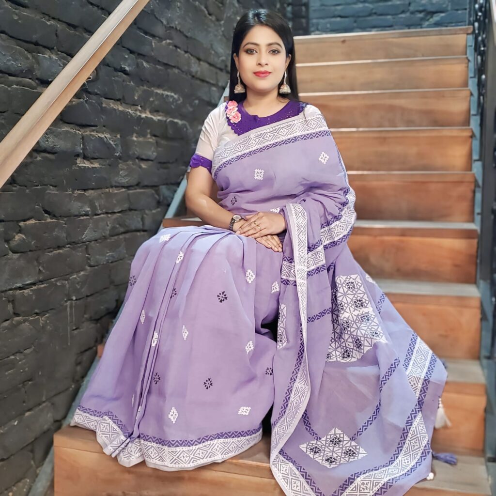 Saree Skin print