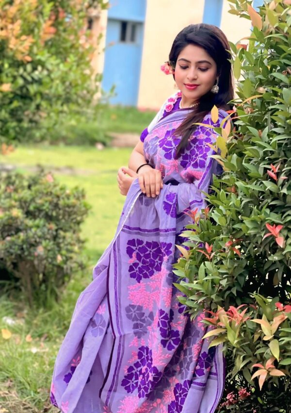 Aarong Cotton Saree - Image 2